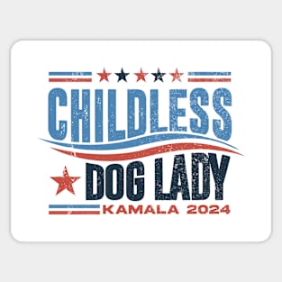 Childless Dog Lady Kamala 2024 Sticker
